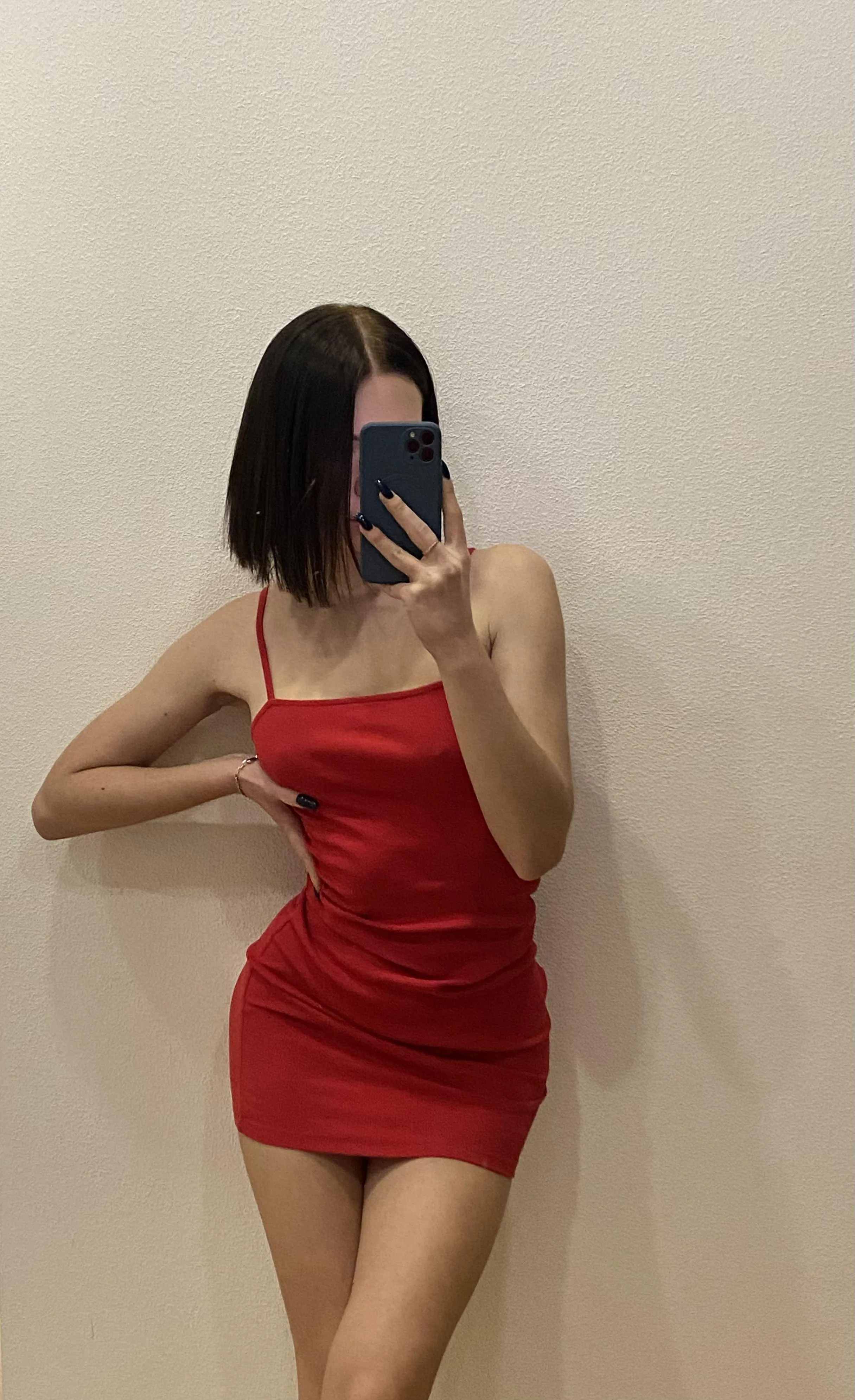 A little red dress that&#039;s just waiting to be taken out on the town