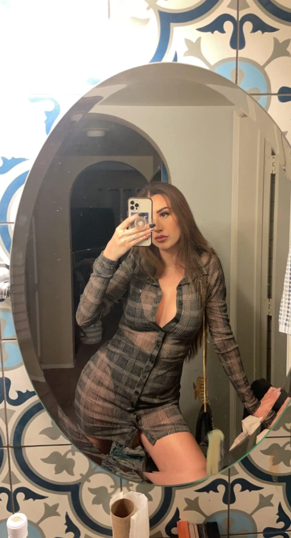 love my new see-through dress