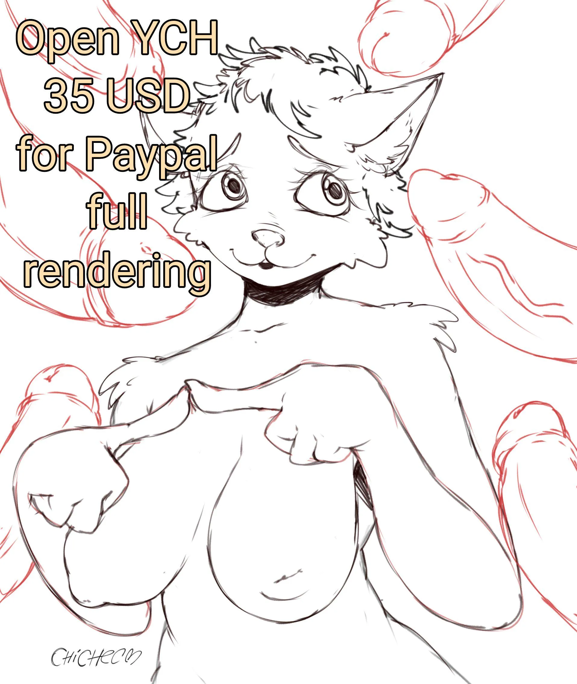 F ChicheCM Hi, open Commission YCH NSFW!