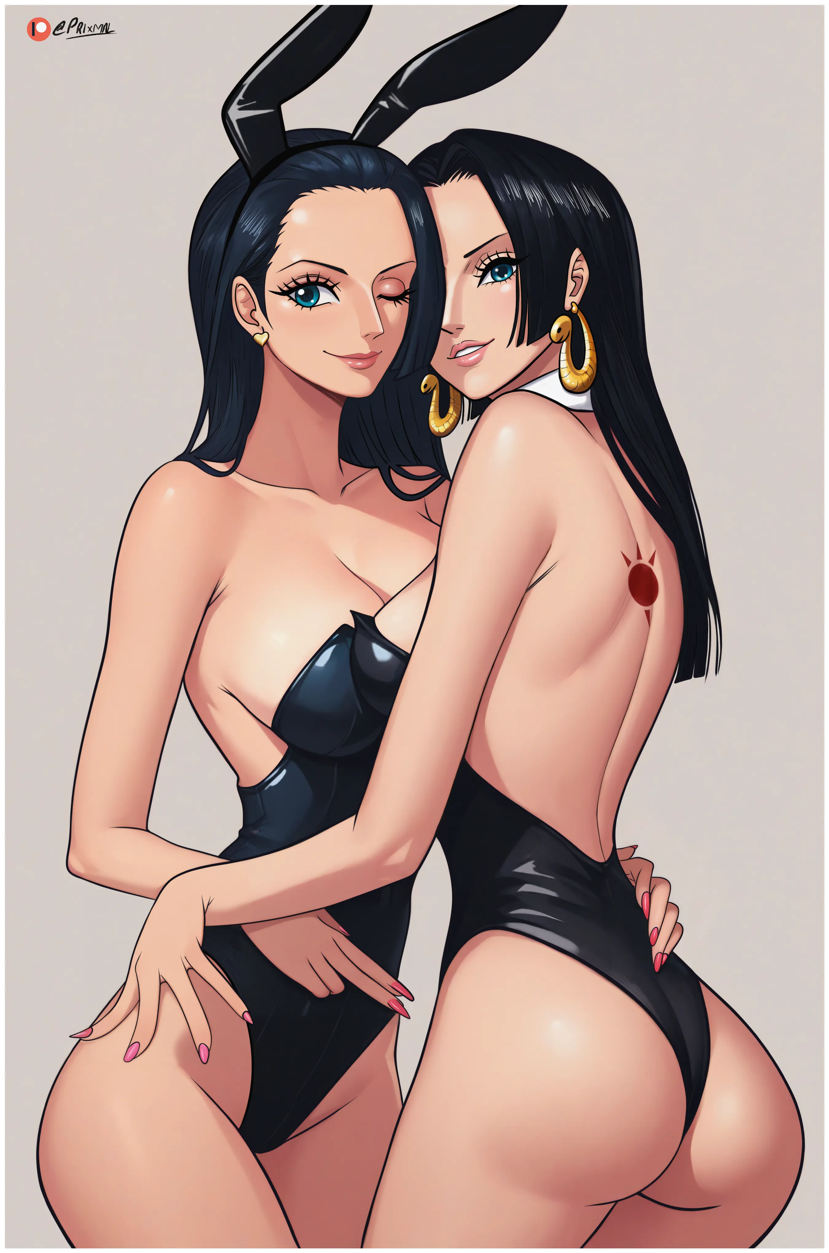 Bunny Girls Hancock And Robin One Piece